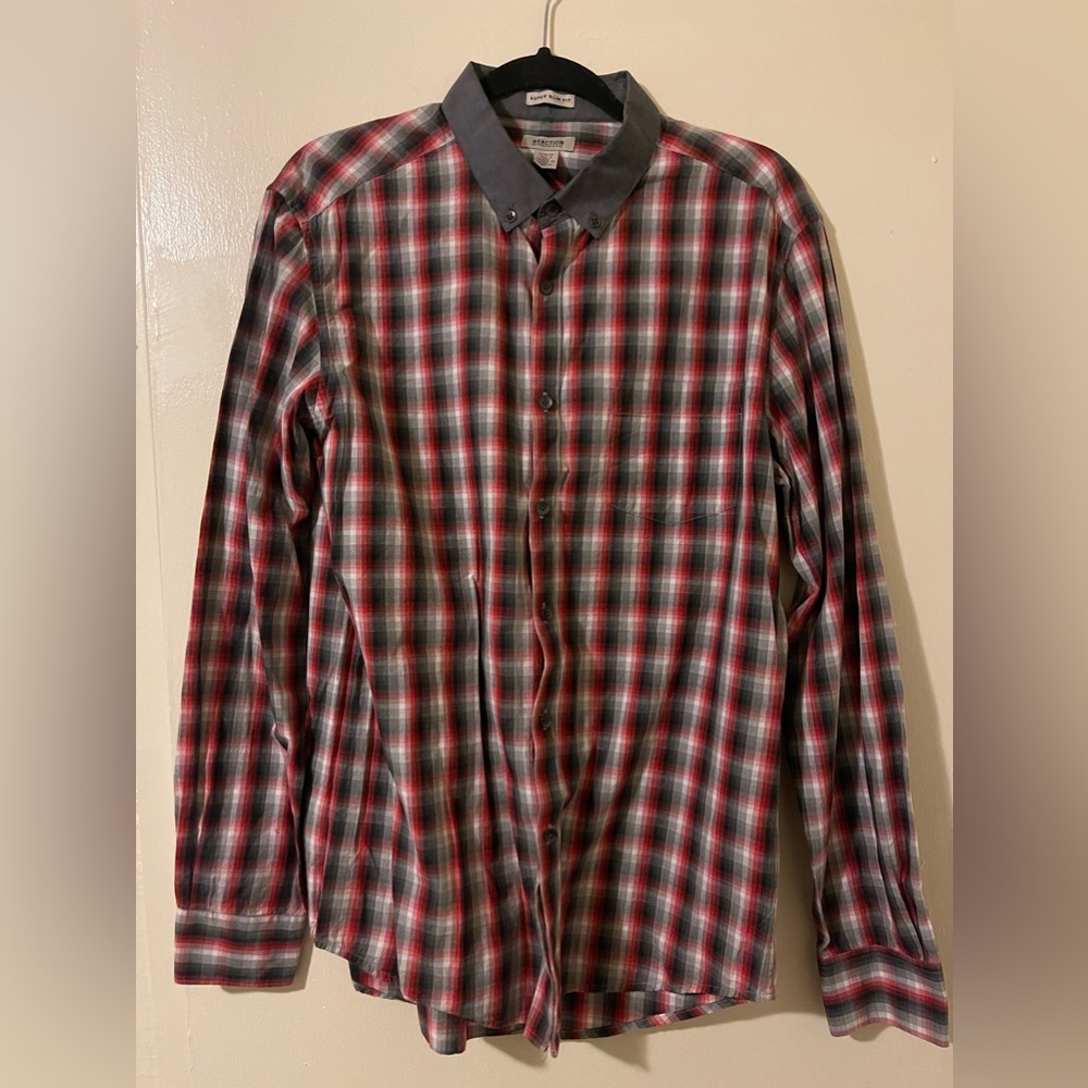 Reaction Kenneth Cole super slim fit button down